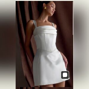 Meshki Isabel White Mini Dress✨